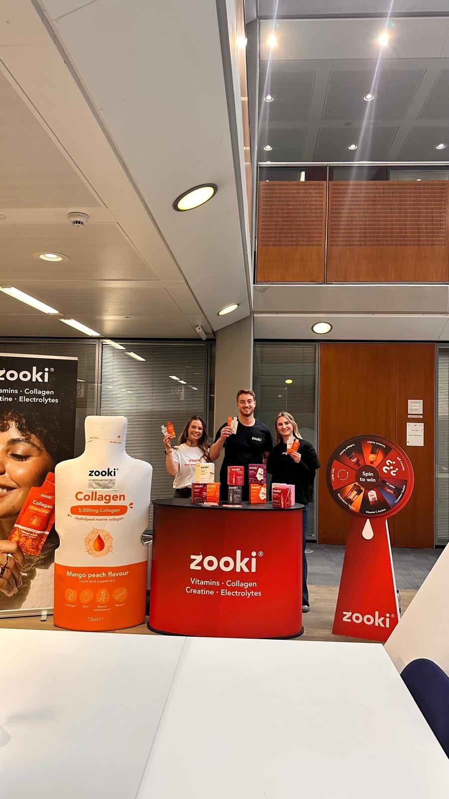 YourZooki Spin to Win wheel pop up activation by Three Point