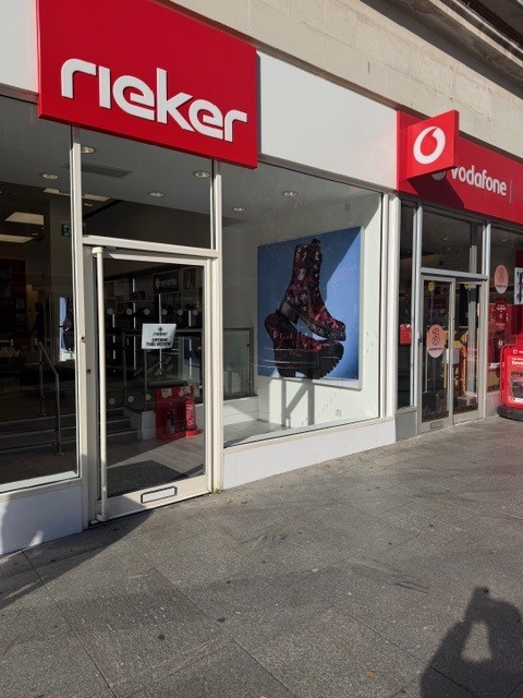 Rieker Shoes new instore furniture modular wall bay system development by Three Point