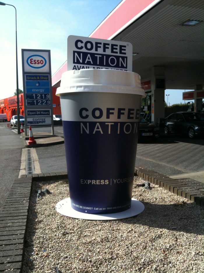 5 Reasons our GIANT Coffee cups are Smashing the Retail POS Market