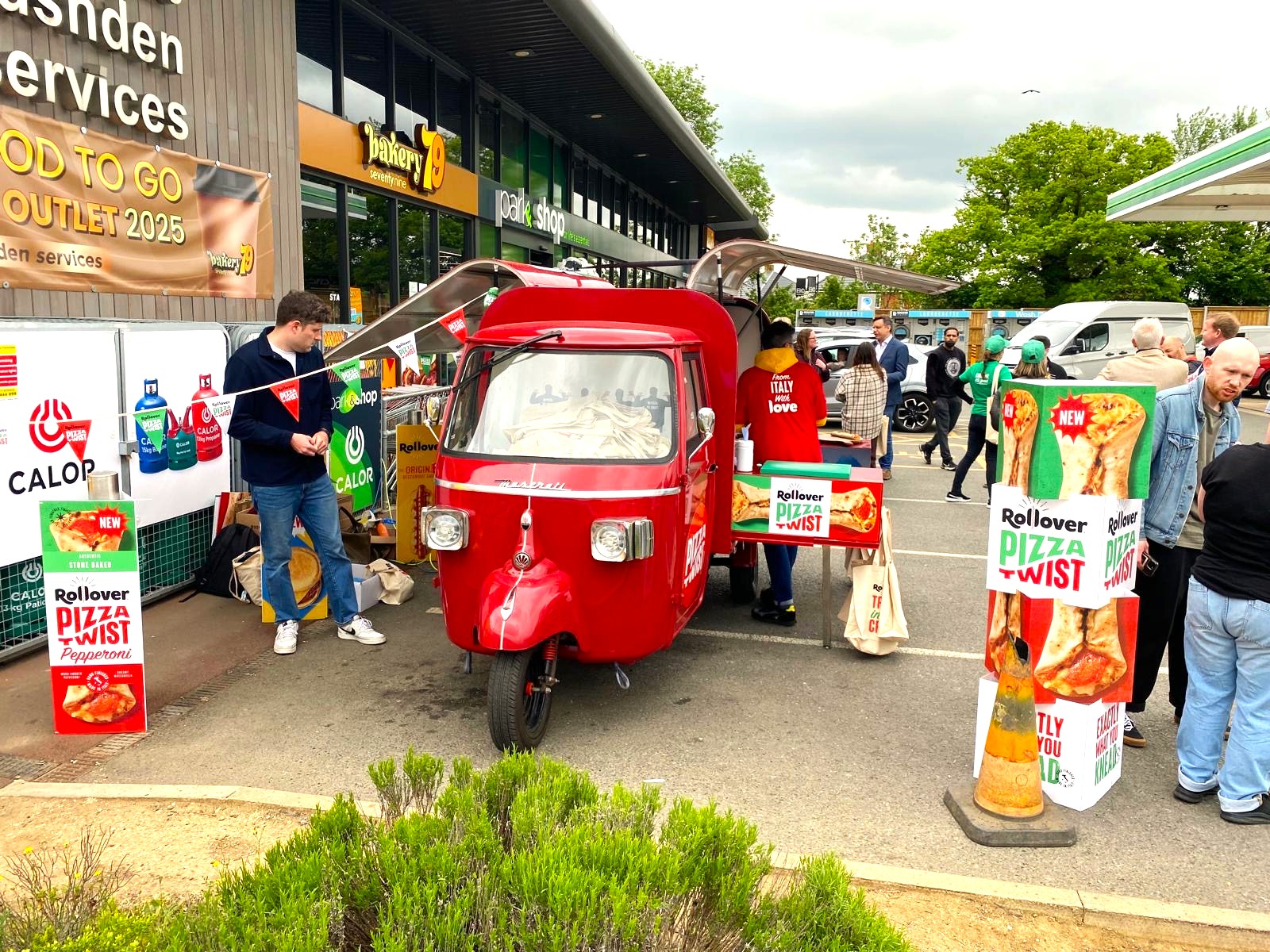 Rollover Pizza Twist TukTuk Graphic Wrap campaign launch by Three Point