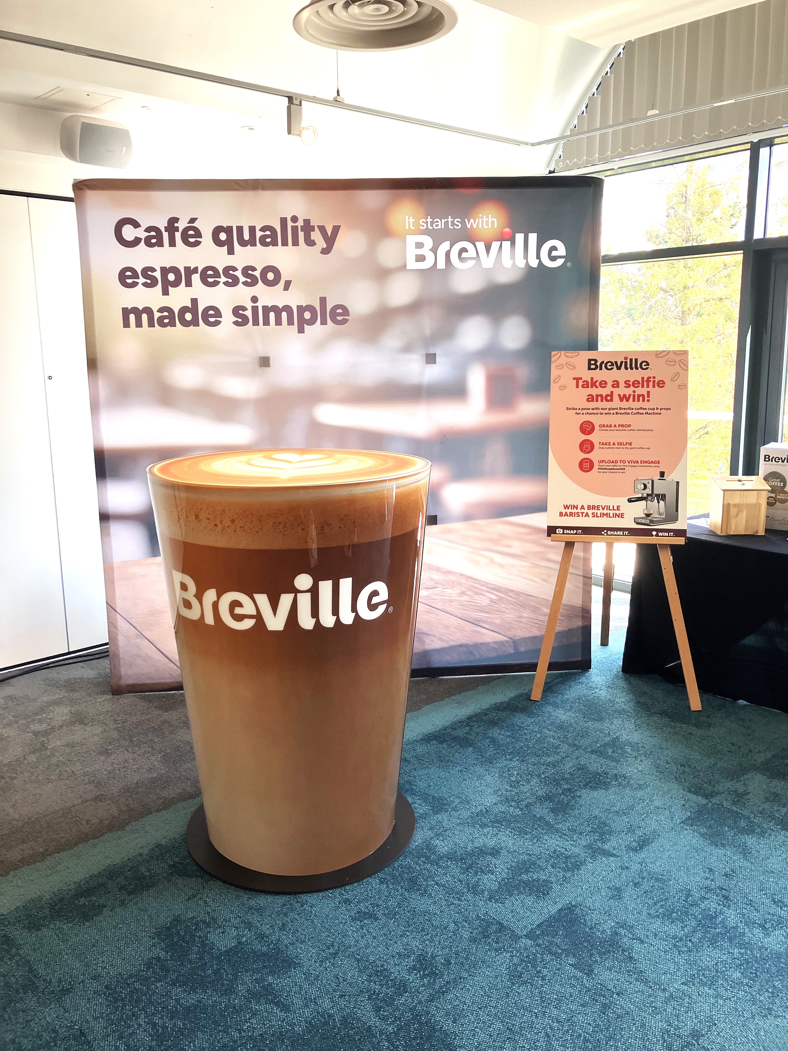 Breville giant cup by Three Point birmingham event