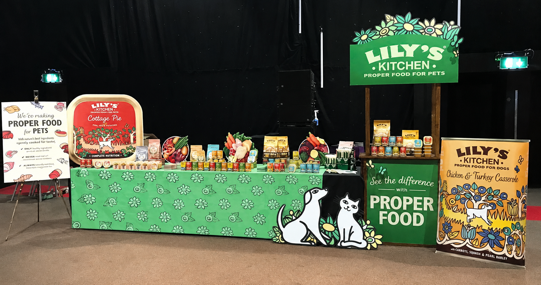 Lily's Kitchen retail conference showcase by Three Point
