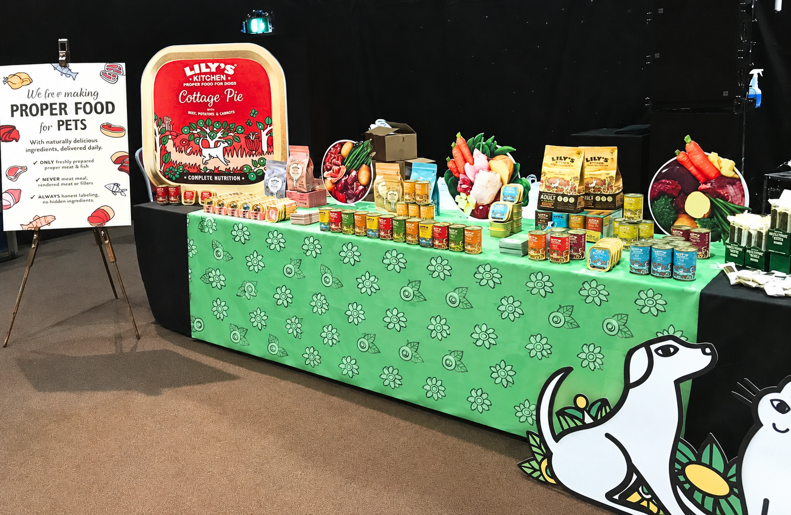 Lily's Kitchen retail conference showcase by Three Point