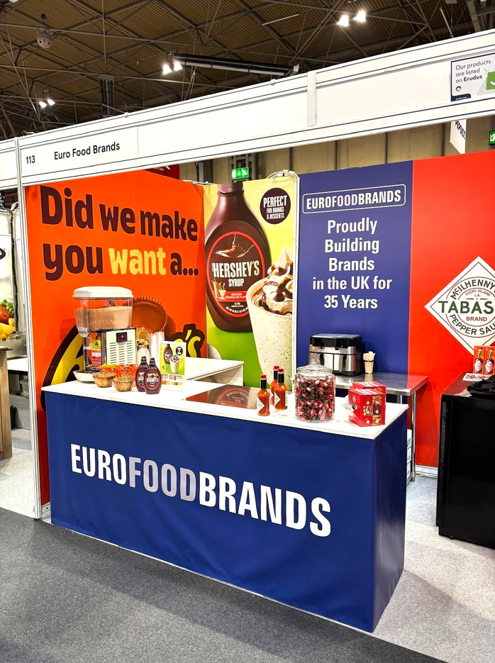 Euro Food Brands Booker Catering Show NEC Birmingham Three Point