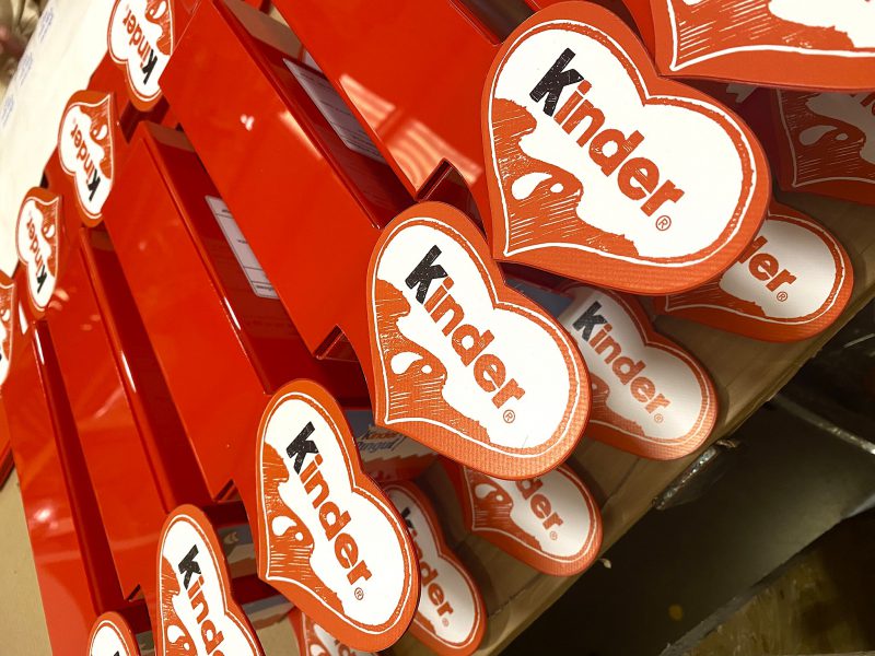 Ferrero Kinder Chiller Shelf Trays done by Three Point