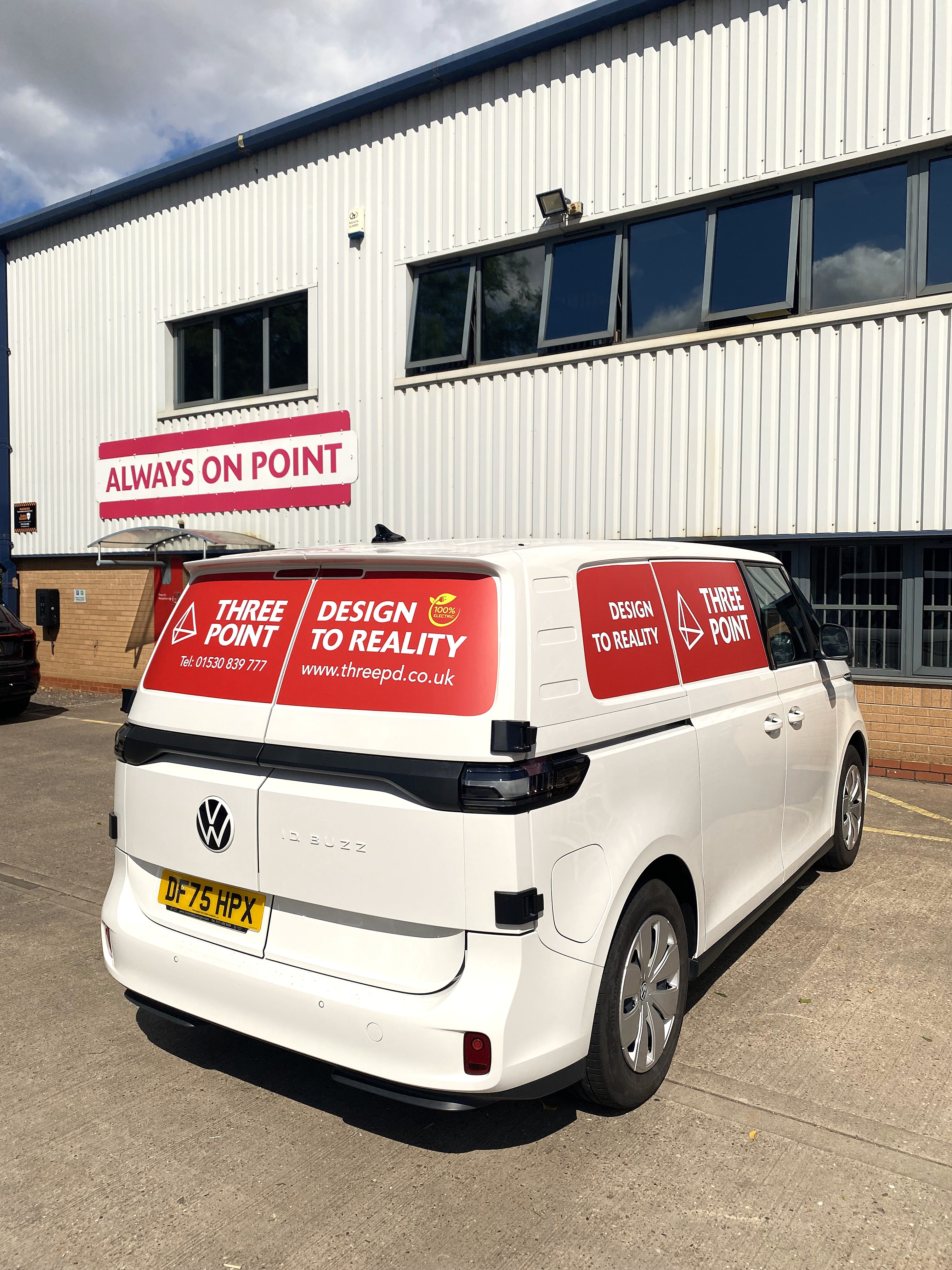 Three Point new van decals