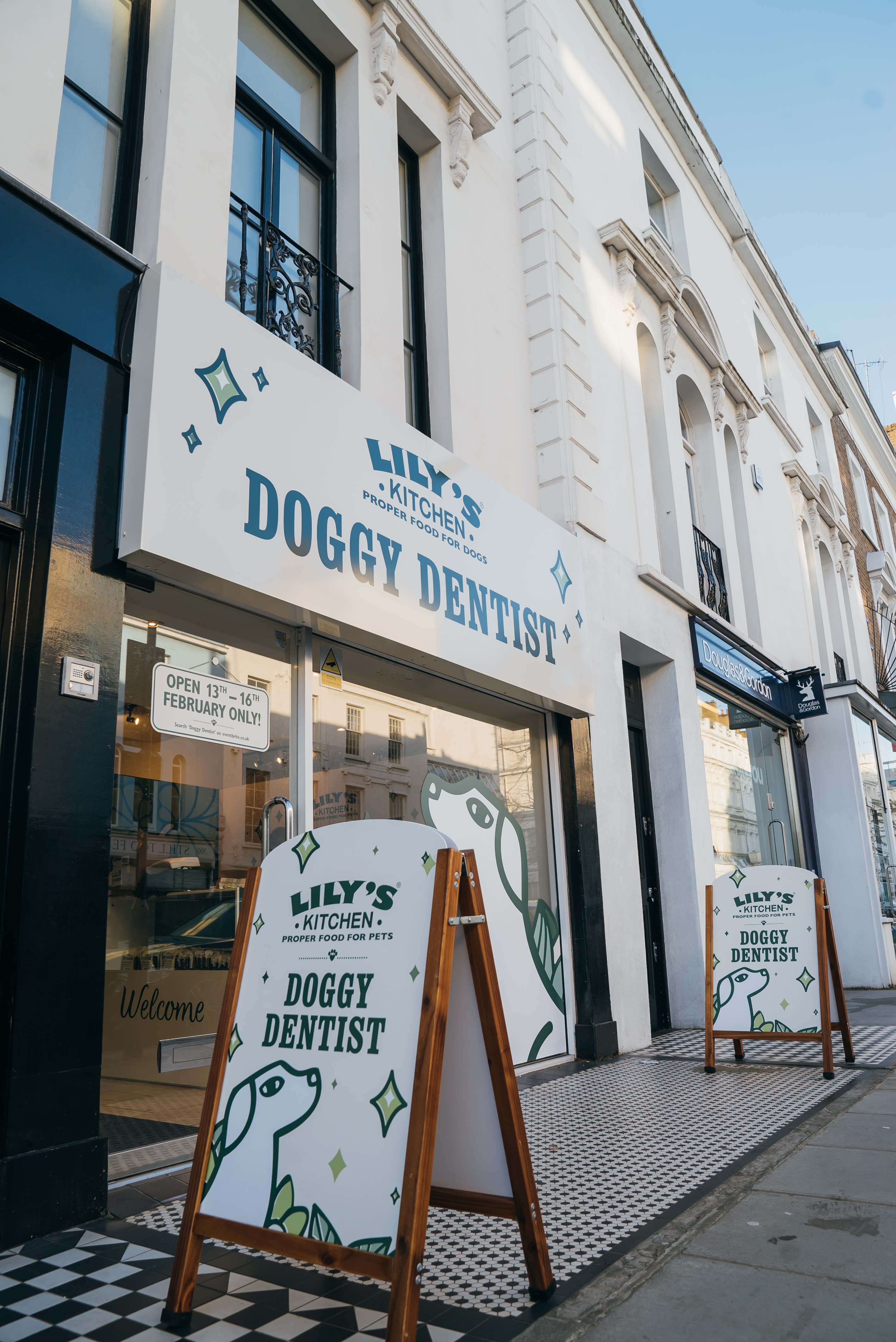 Lilys Kitchen Doggy Dentist pop up London by Three Point
