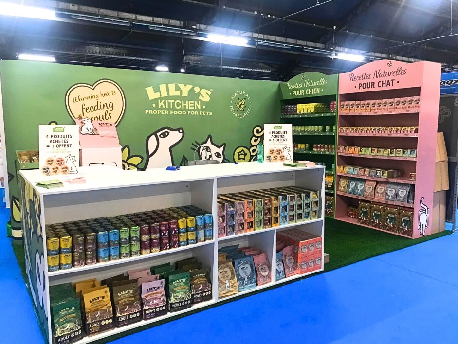 Lily's Kitchen Animalis trade show by Three Point Design