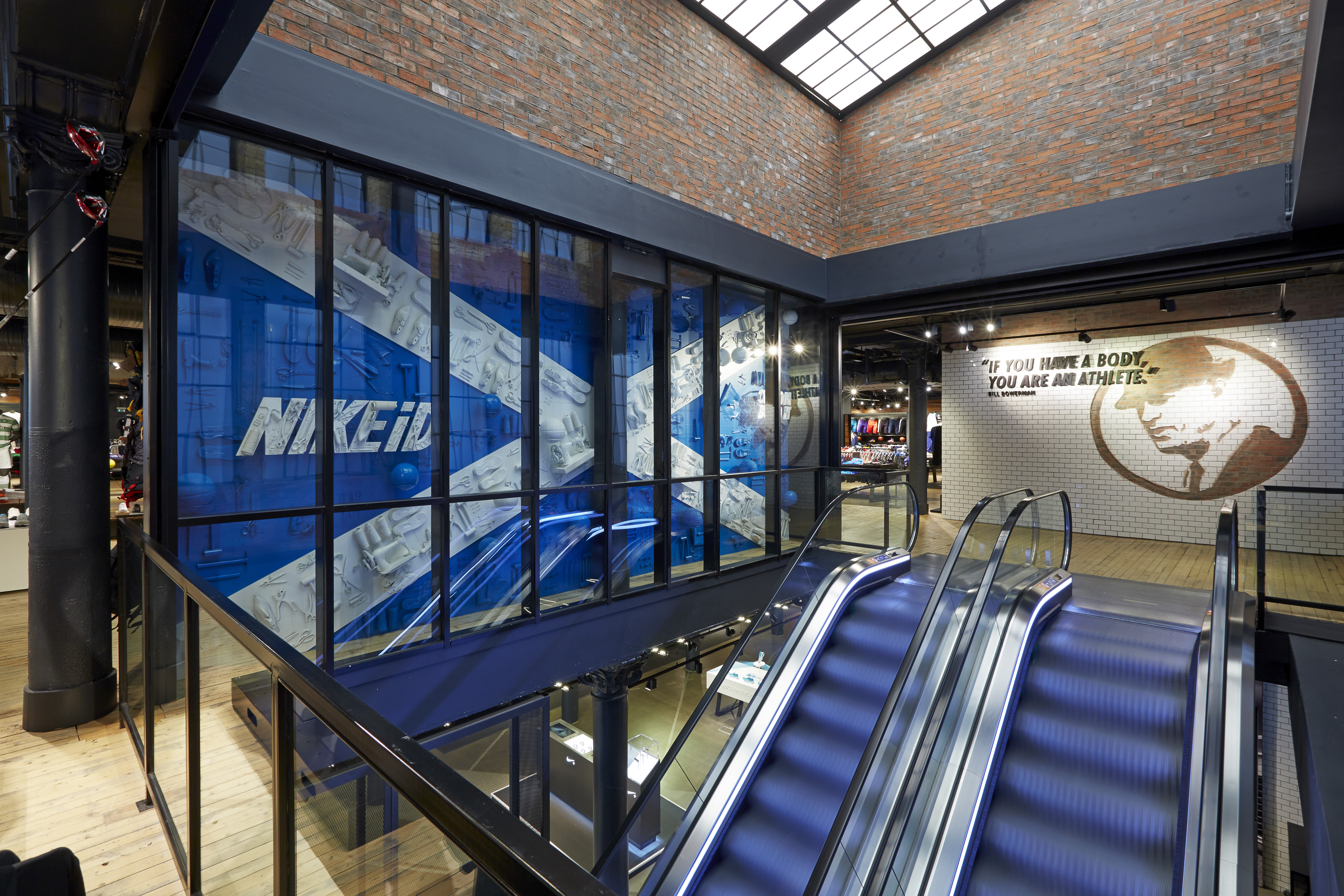 Nike Glasgow retail design Three Point Design