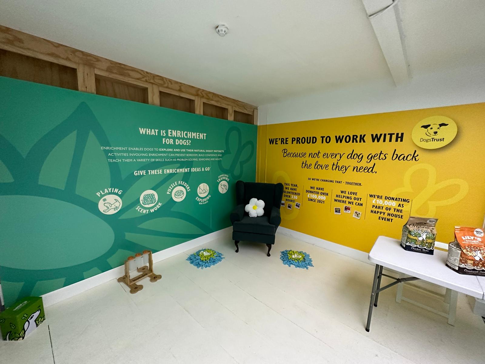 Lily's Kitchen Happy Place Pop Up Shop by Three Point Design