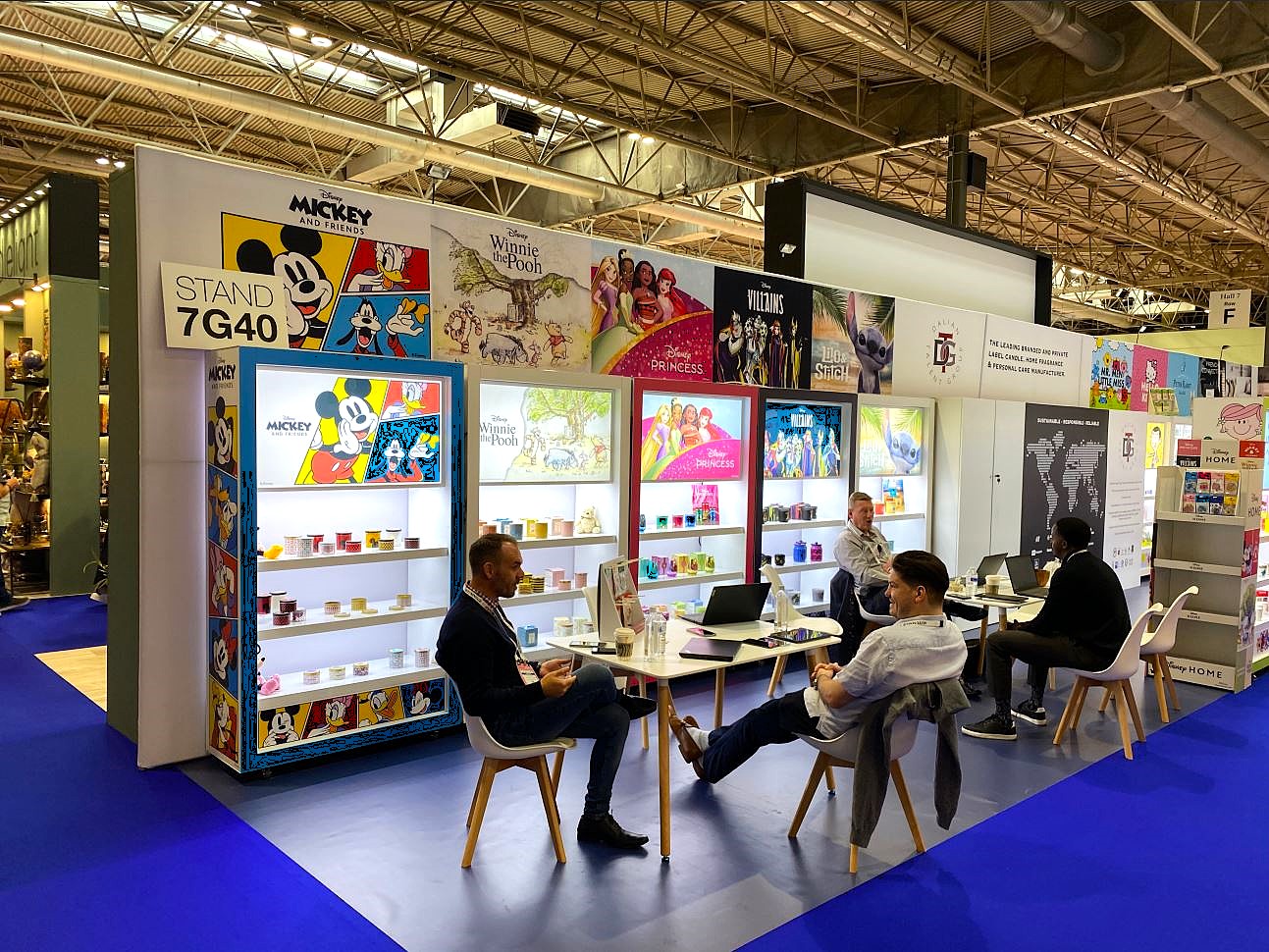 Dalian Brands exhibition stands designed made and installed by Three Point
