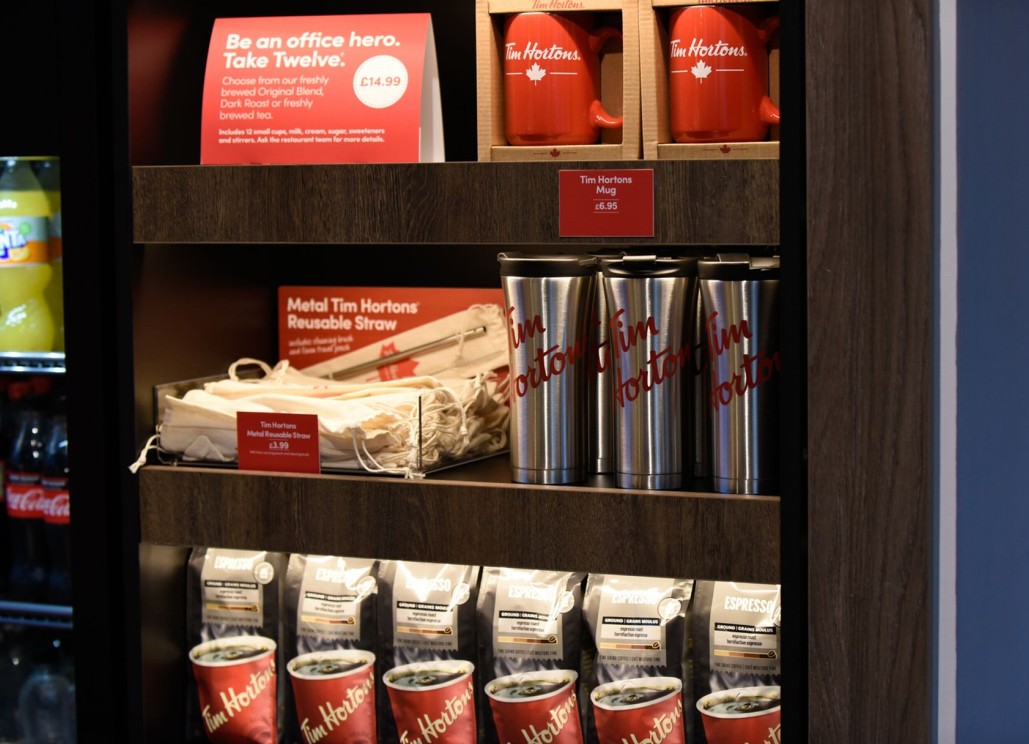 Tim Horton's Acrylic Straw Holder by Three Point