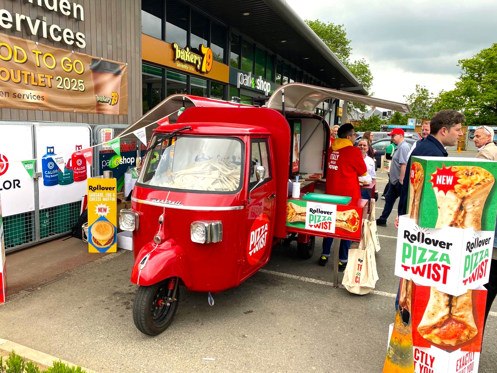 Rollover Pizza Twist TukTuk Graphic Wrap campaign launch by Three Point
